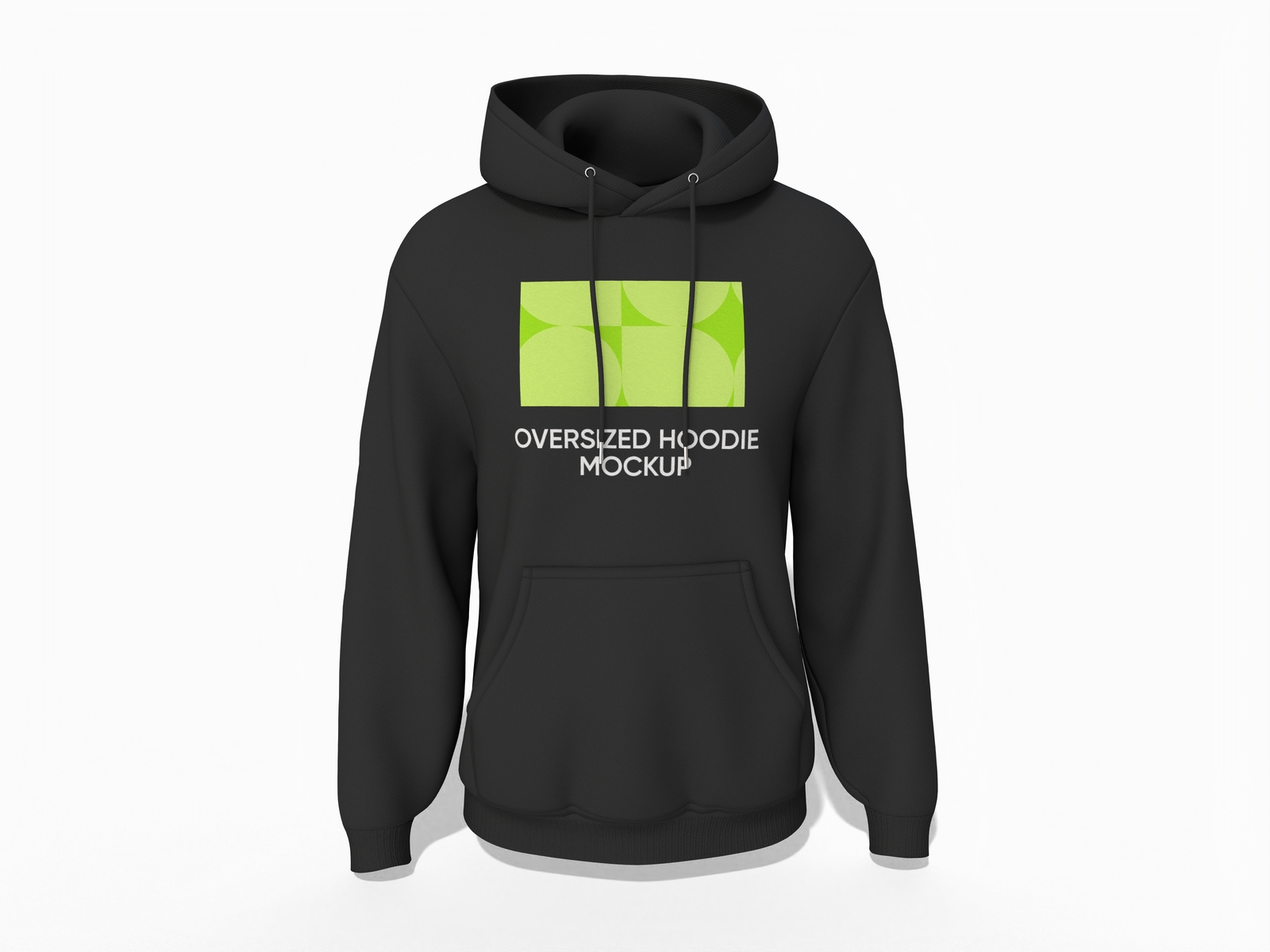 Oversized hoodie mockup