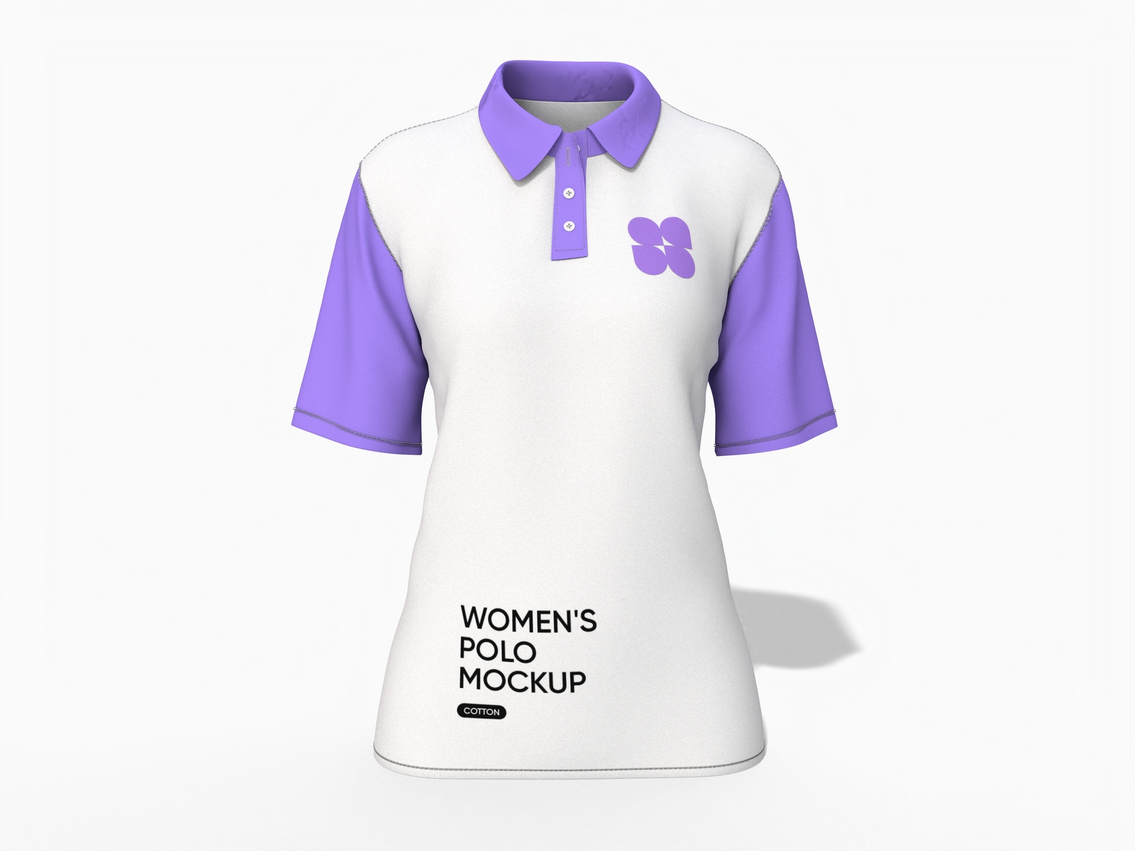 Women's polo mockup