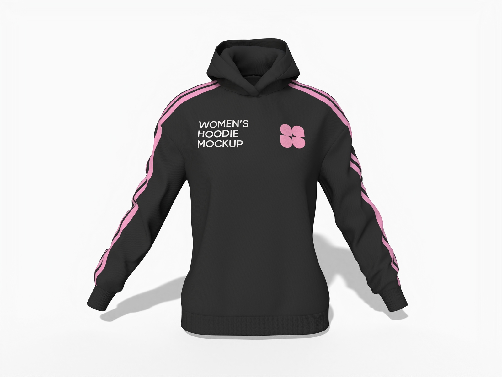 Women's hoodie mockup