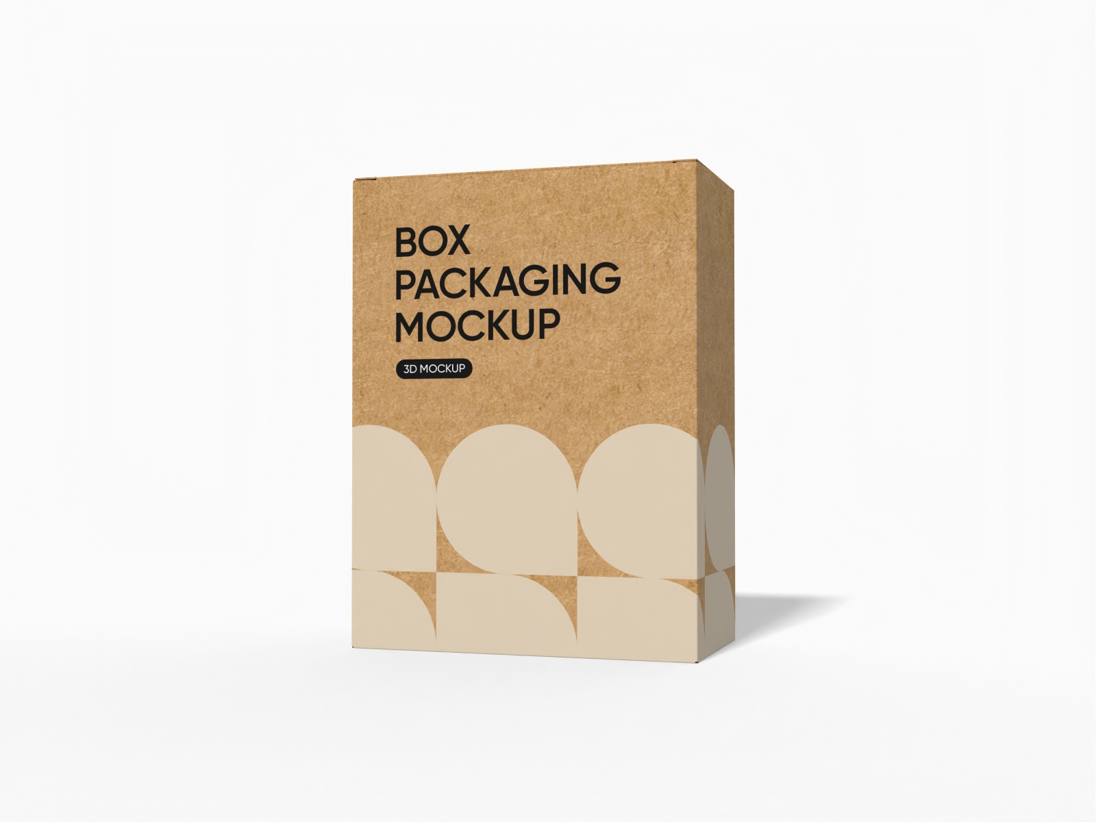 Tuck end mailer box packaging mockup