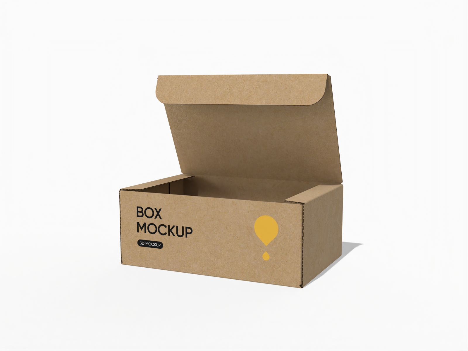 FEFCO 0420 flip top tuck front mailer box mockup FEFCO 0420 flip top tuck front mailer box mockup
