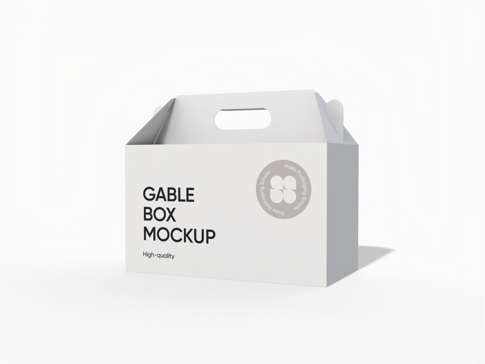 FEFCO 0217 1-2-3 bottom with handle box mockup FEFCO 0217 1-2-3 bottom with handle box mockup