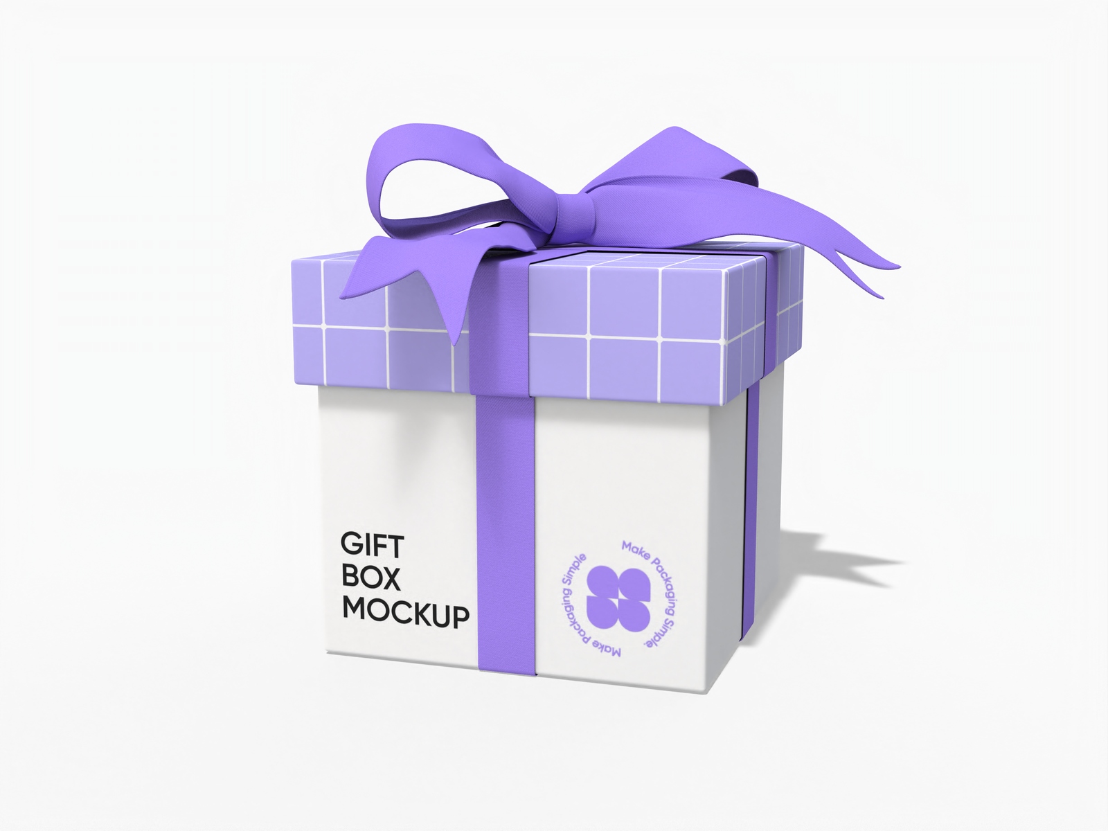 Surprise gift box mockup Surprise gift box mockup