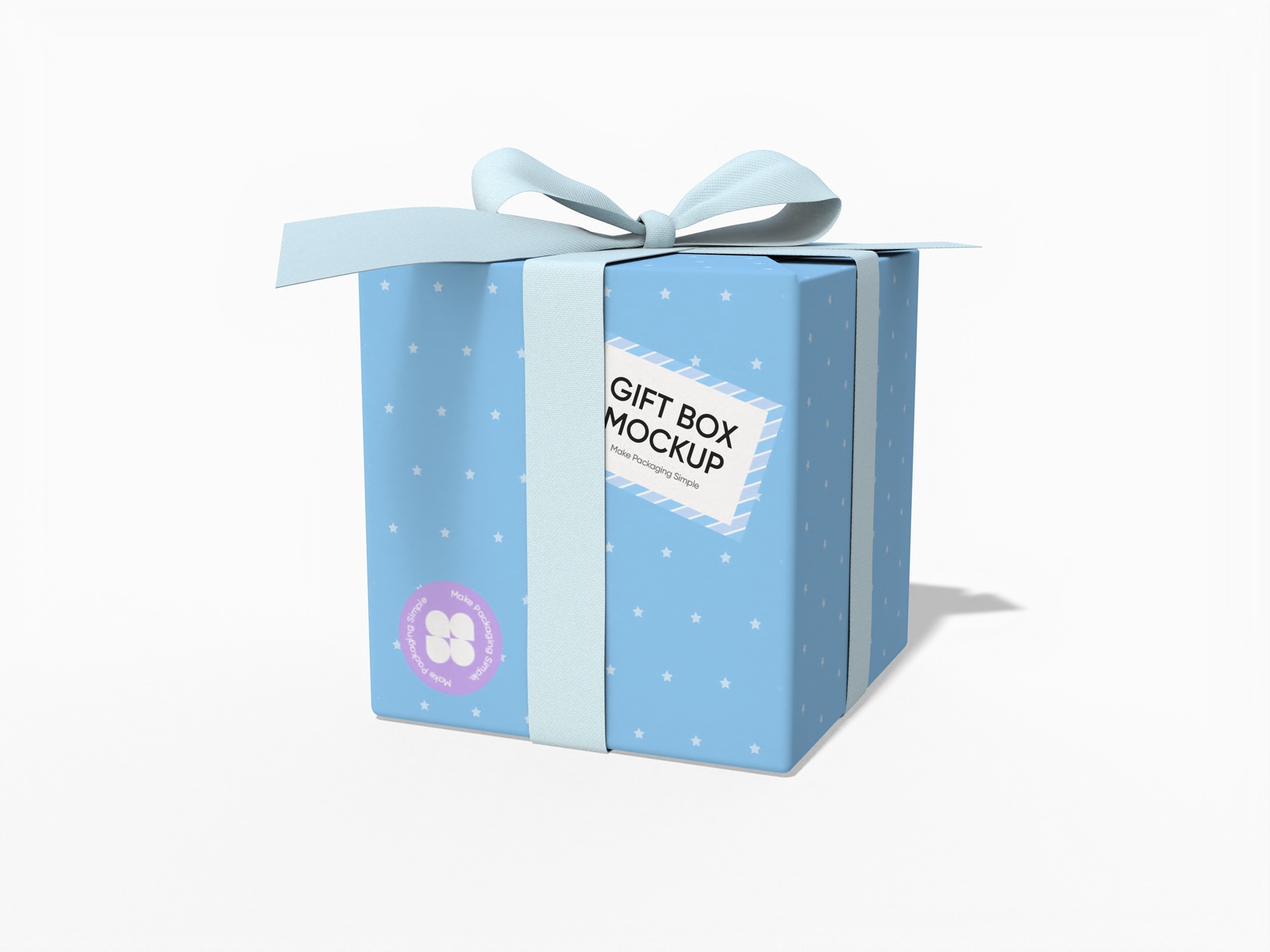 Christmas gift box mockup Christmas gift box mockup