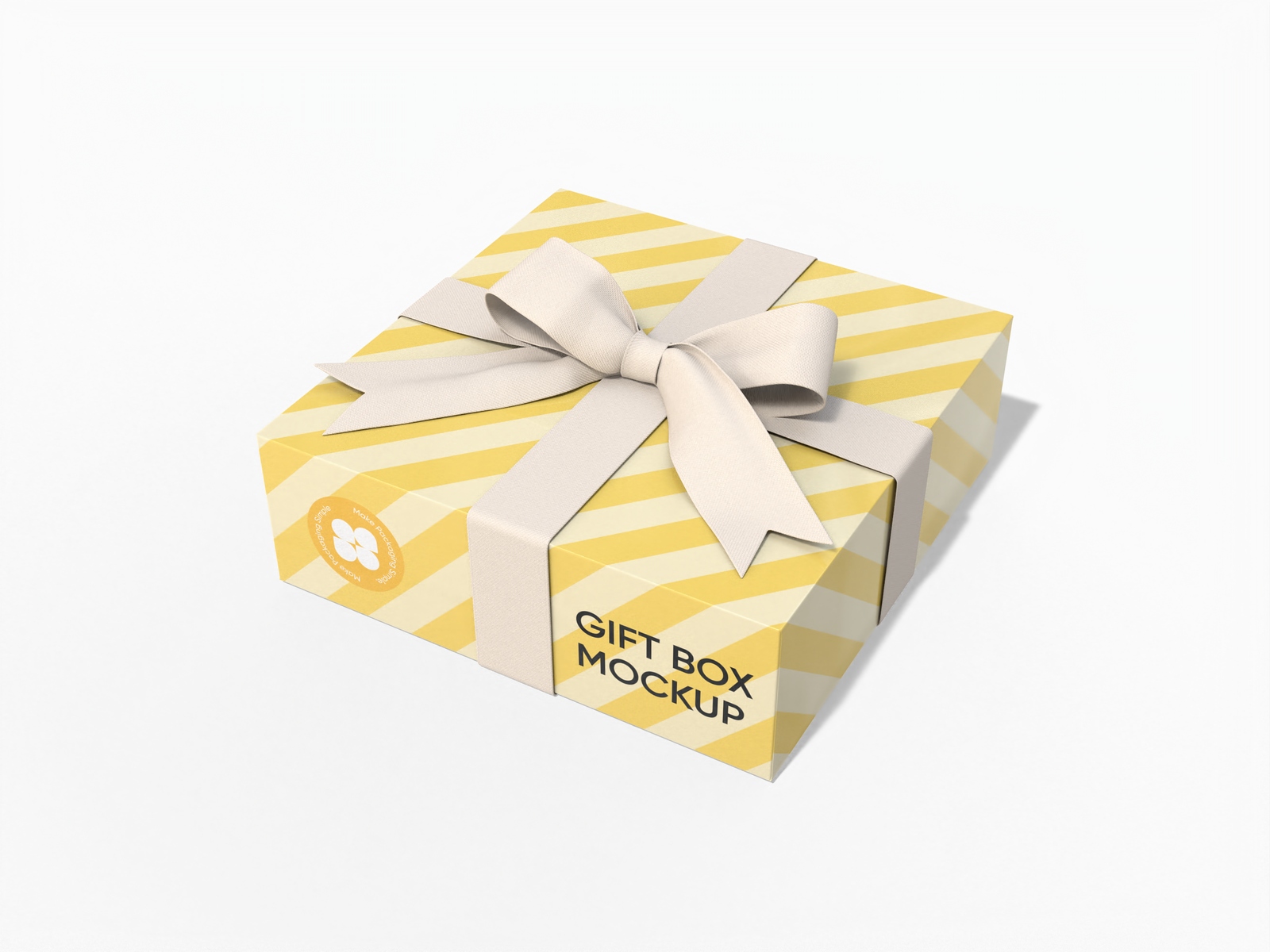 Custom gift box mockup Custom gift box mockup