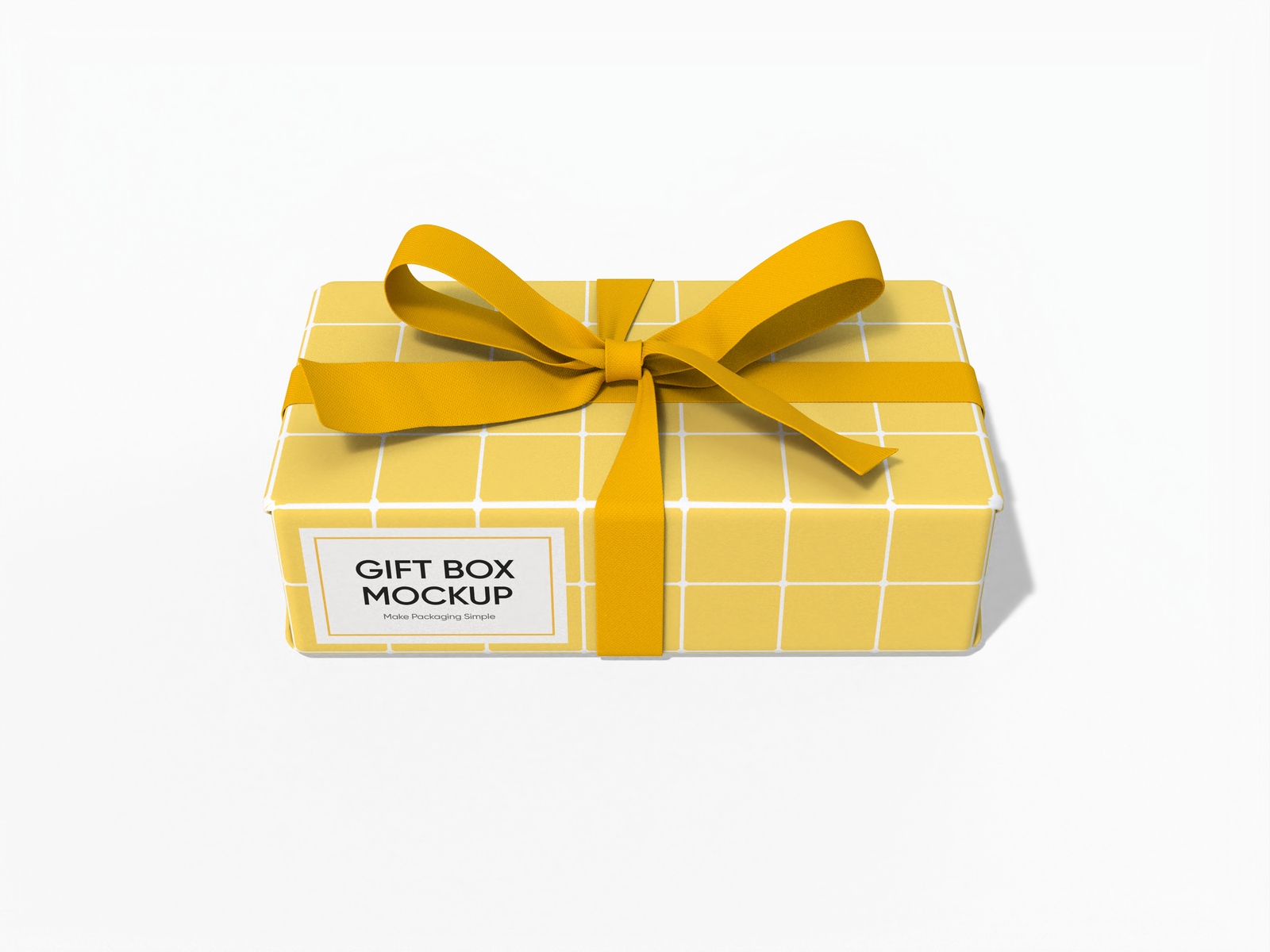 Surprise gift box mockup Surprise gift box mockup
