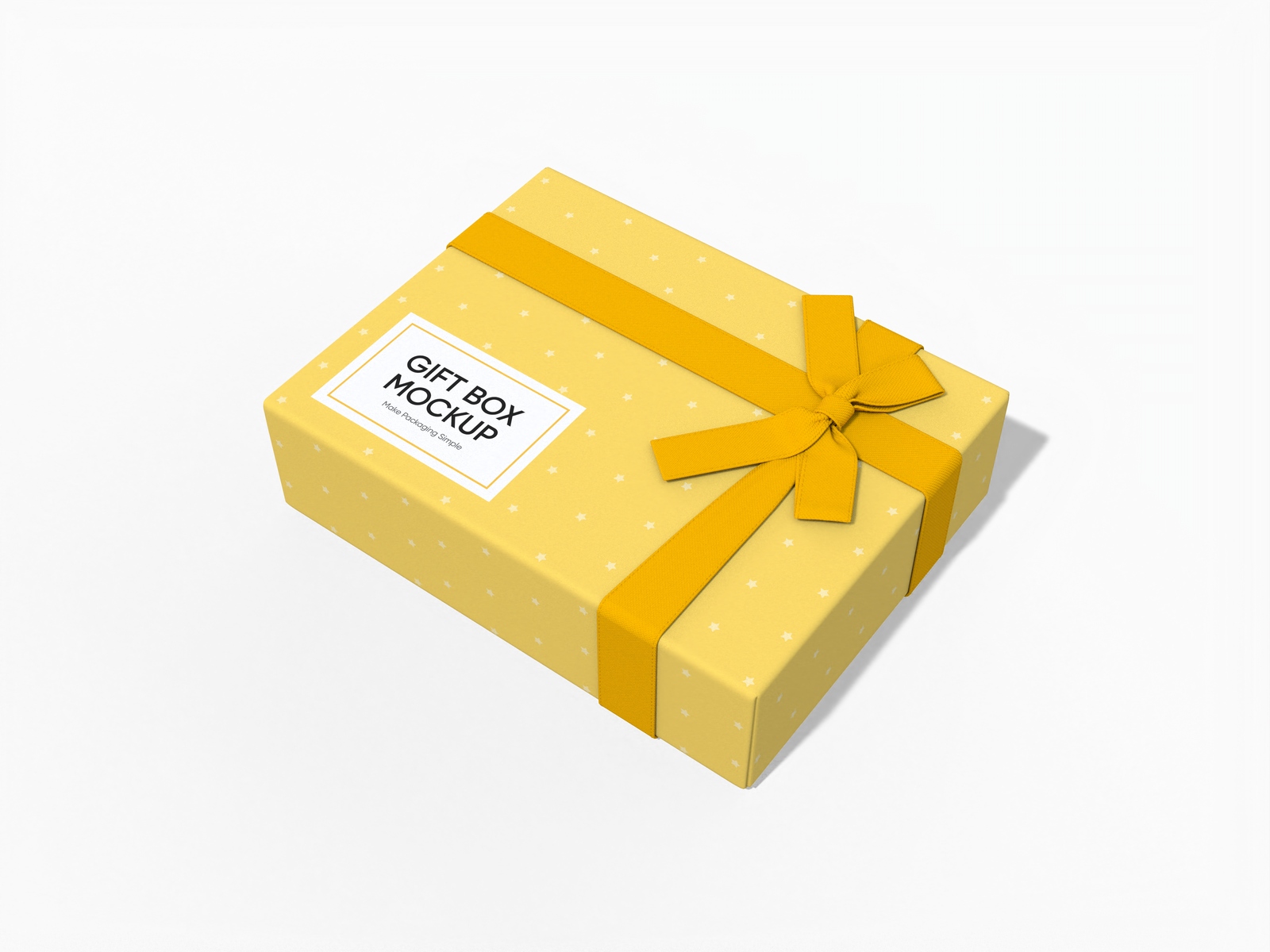 Christmas gift box mockup Christmas gift box mockup