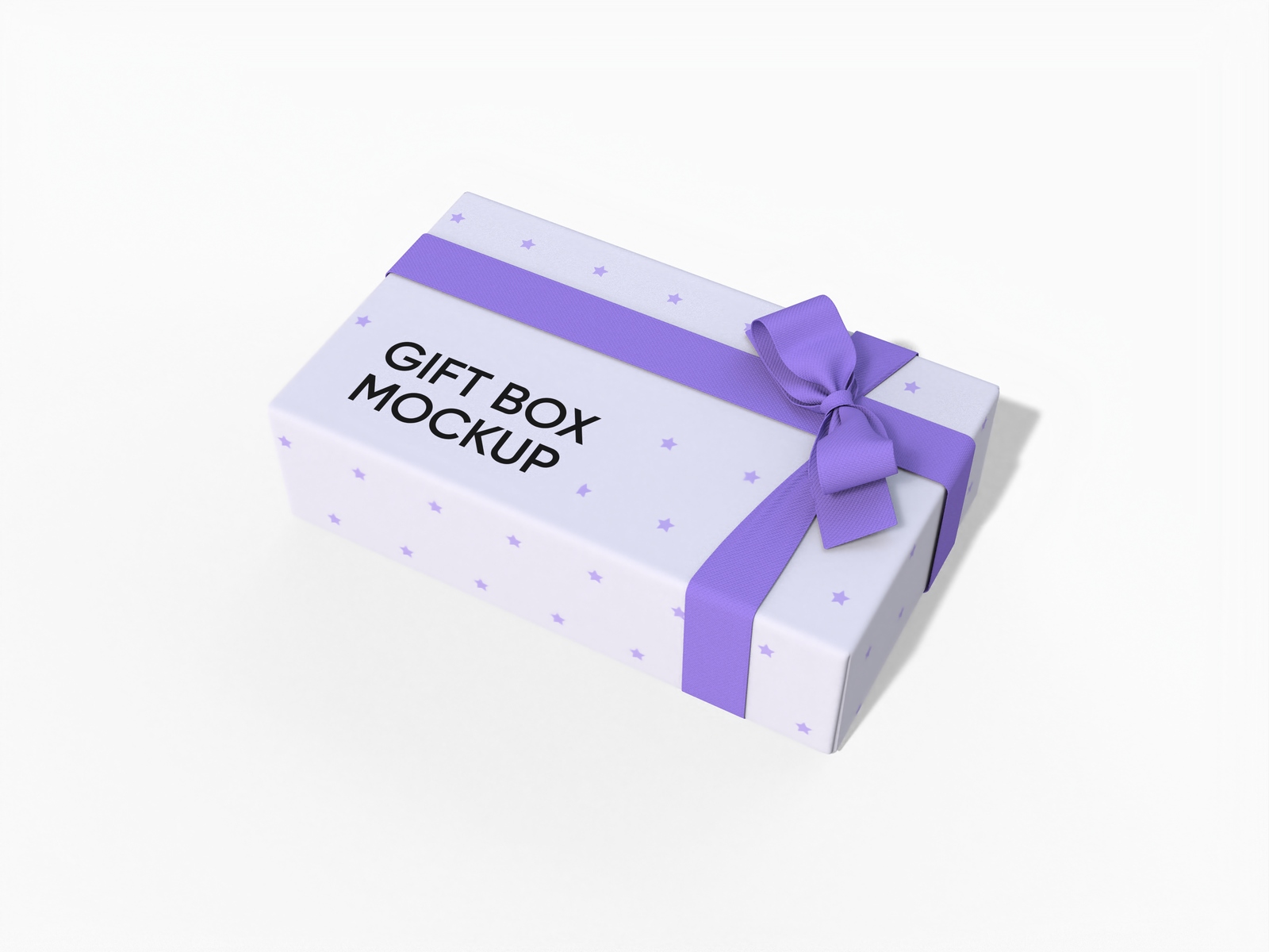 Surprise gift box mockup