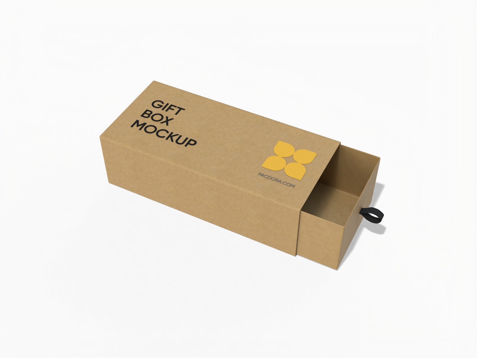 Custom gift sleeve box mockup