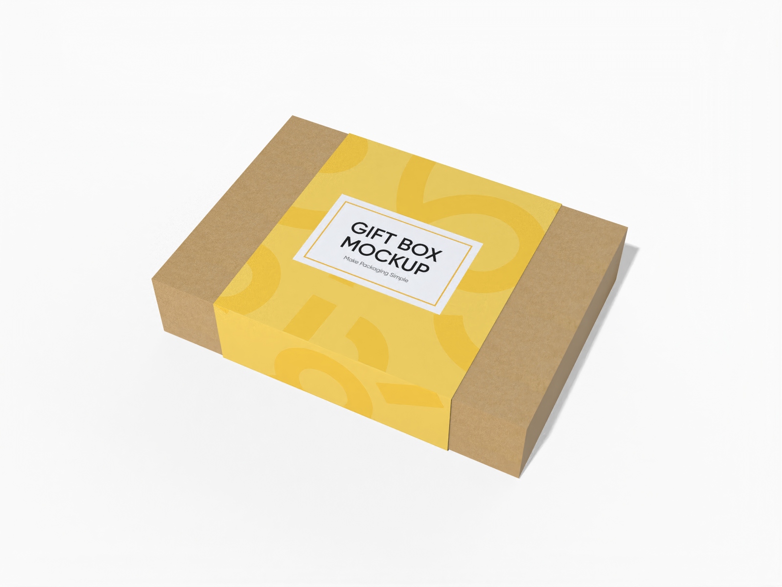 Custom sleeve gift box mockup Custom sleeve gift box mockup