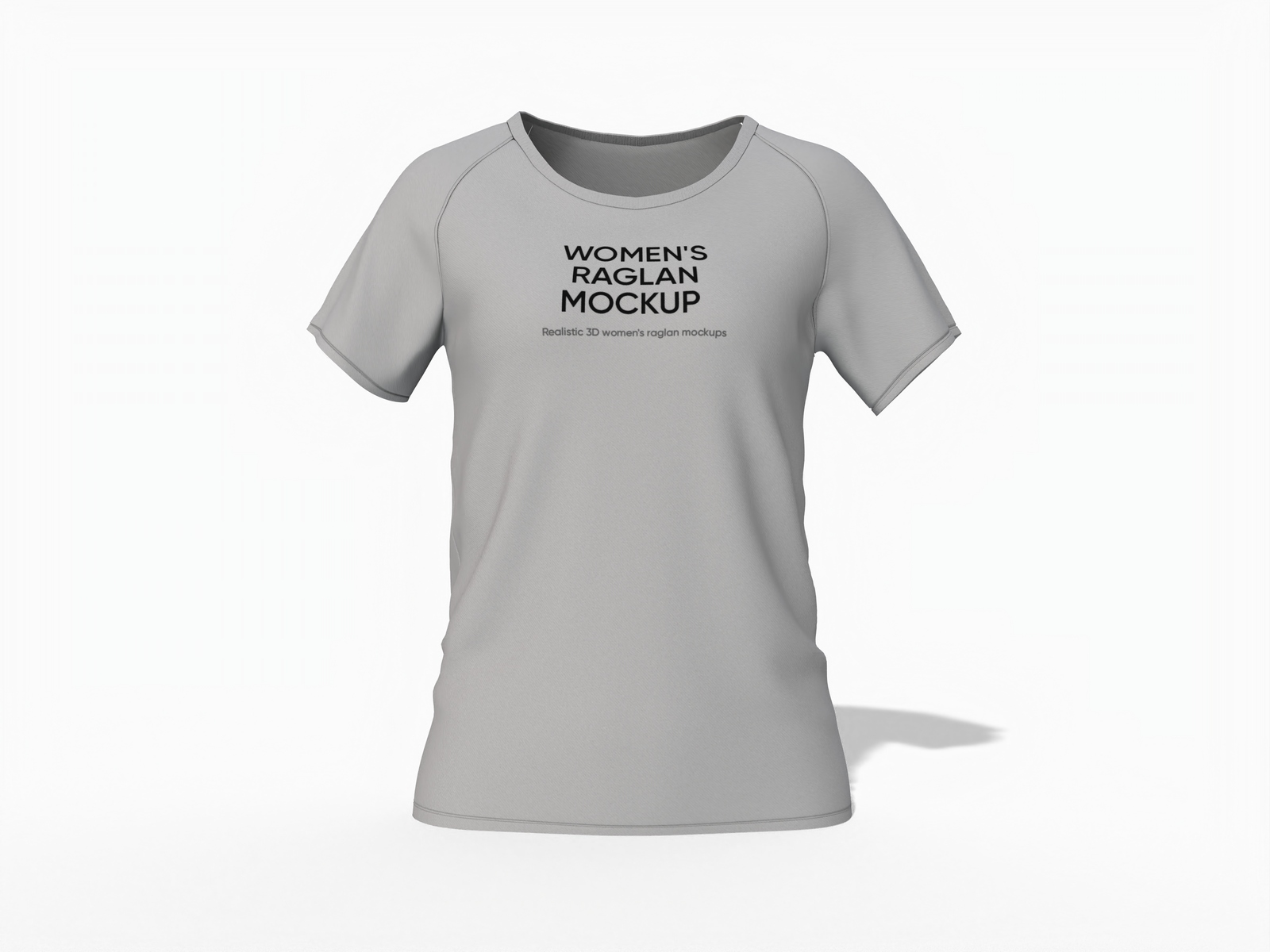 Raglan t-shirt mockup