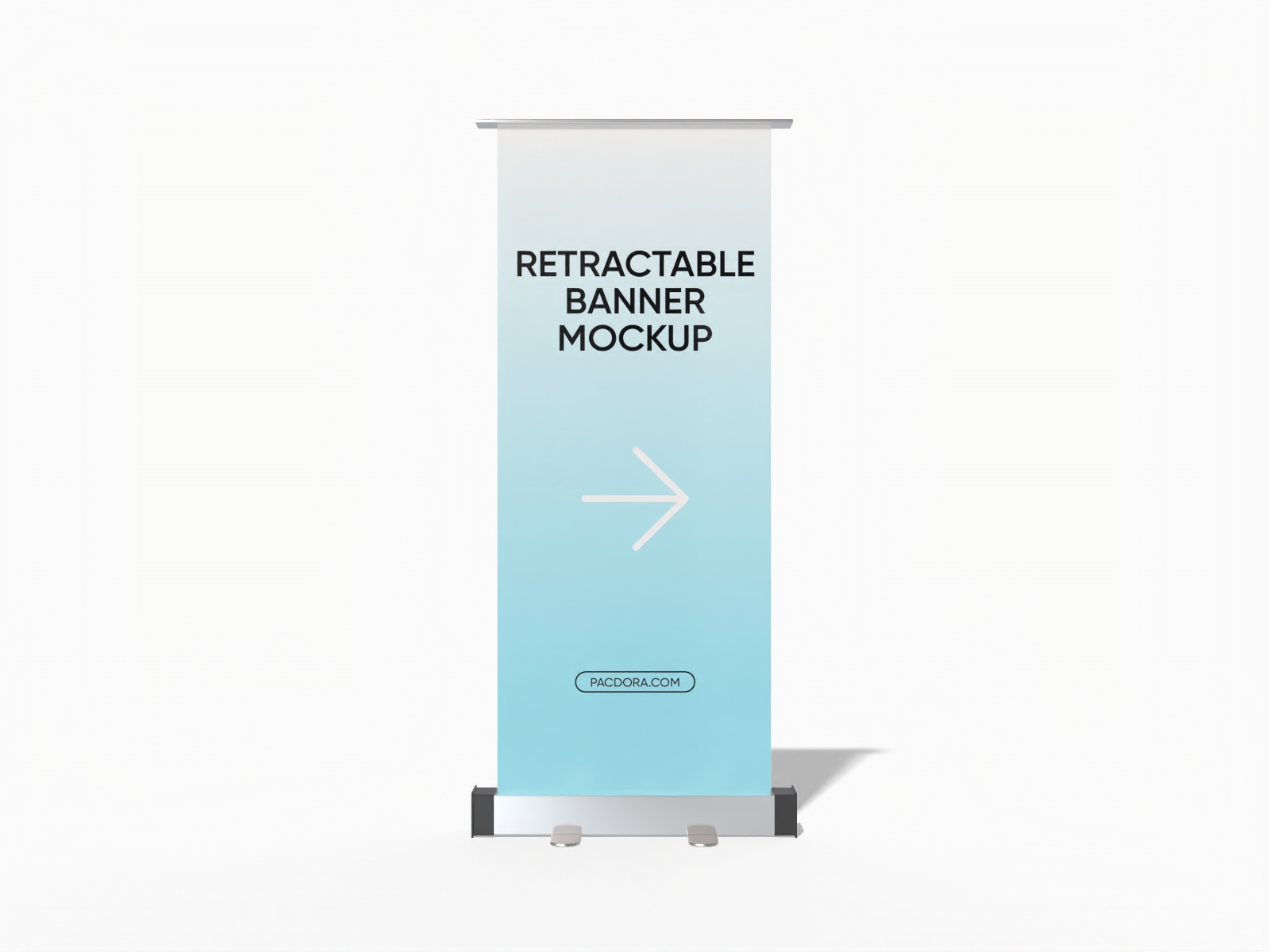 Retractable banner mockup