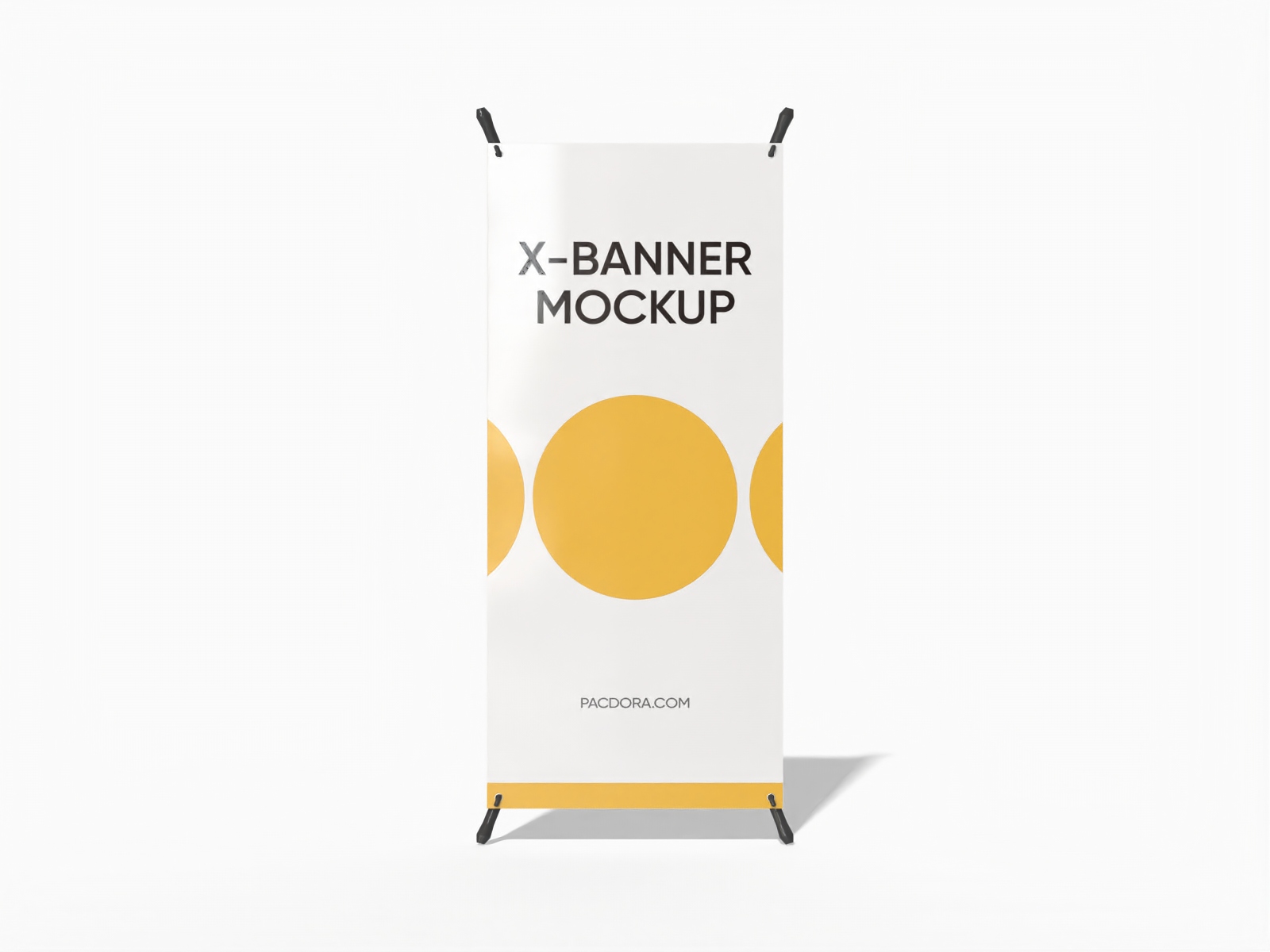 X banner stand mockup