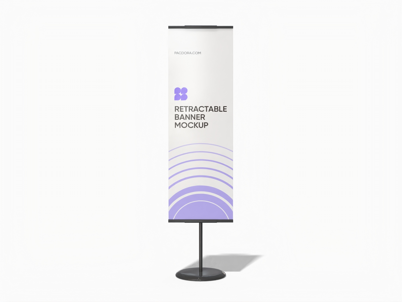 Retractable banner mockup