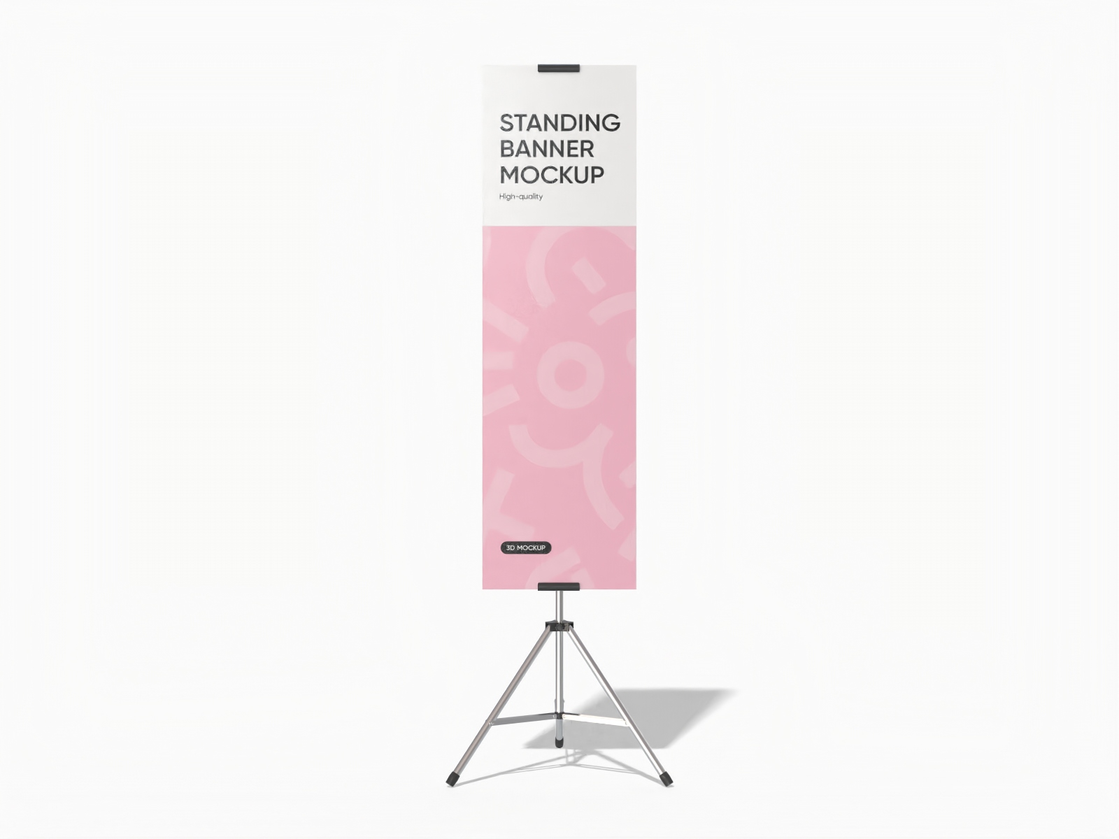 Banner stand mockup