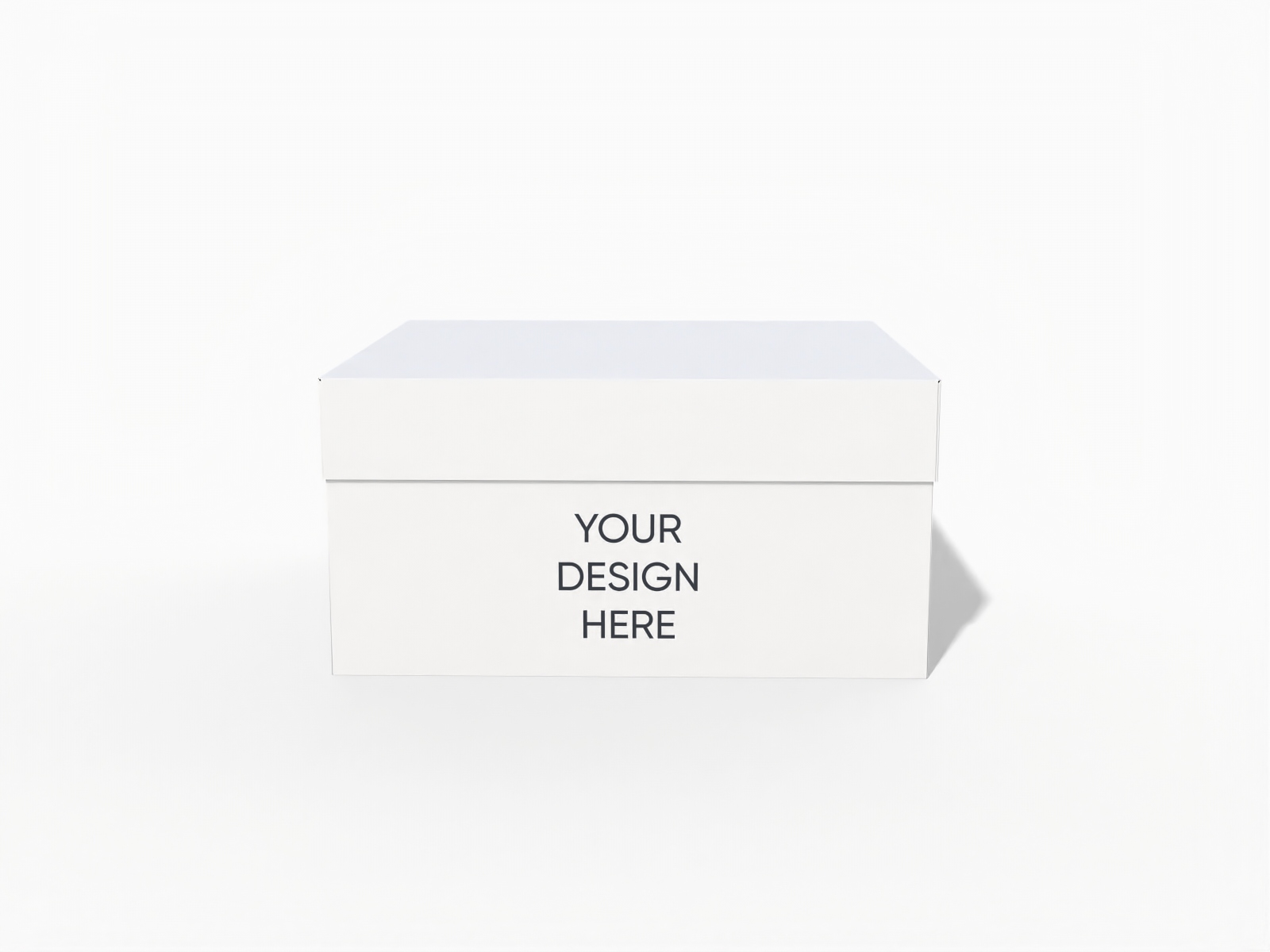 Rectangle box with lid mockup Rectangle box with lid mockup