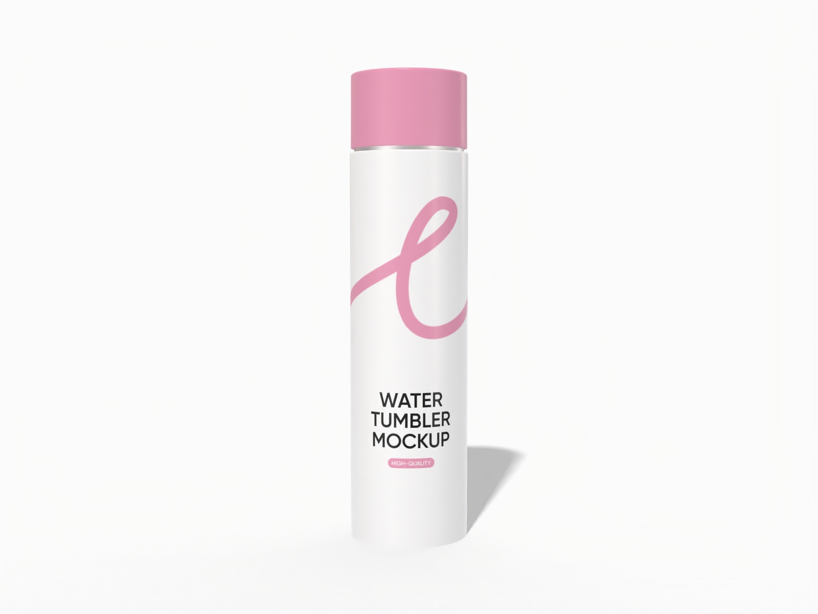 Screw cap tumbler mockup