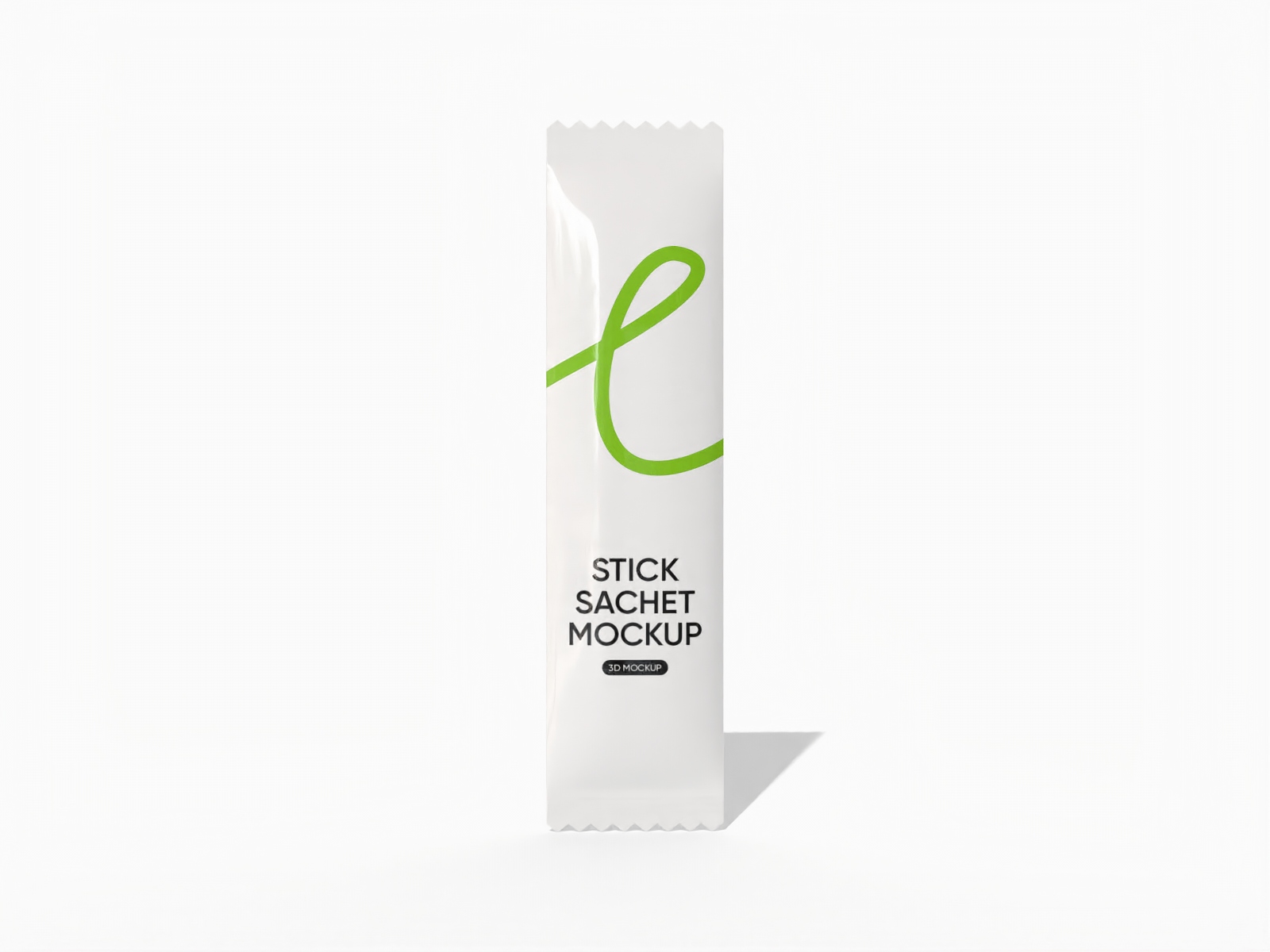 Sachet chocolate package milk powder pouch mockup