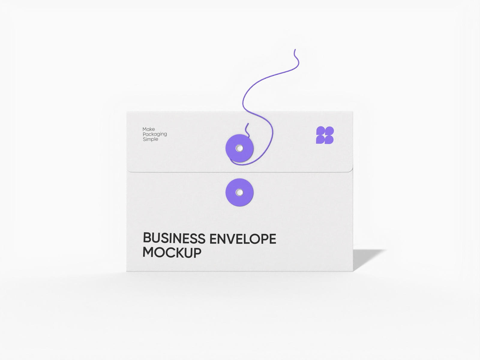 Business envelope mockup