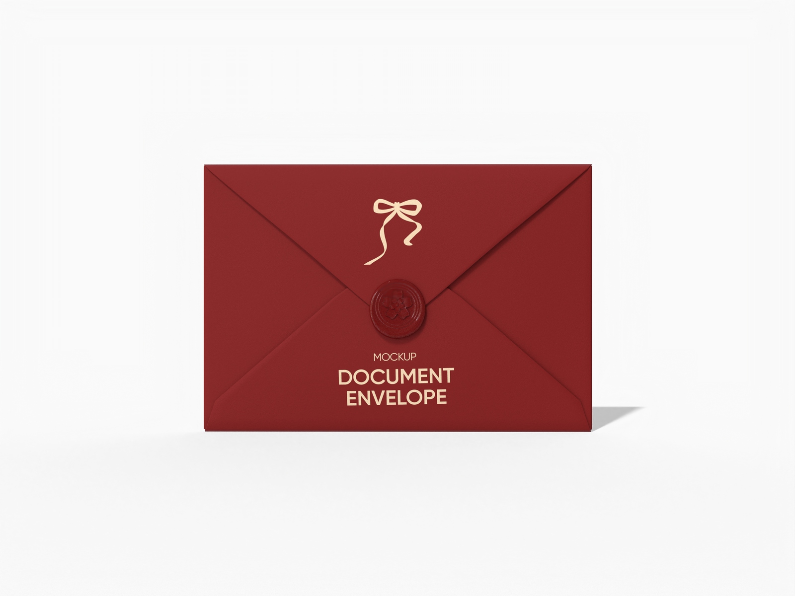 Invitation envelope mockup