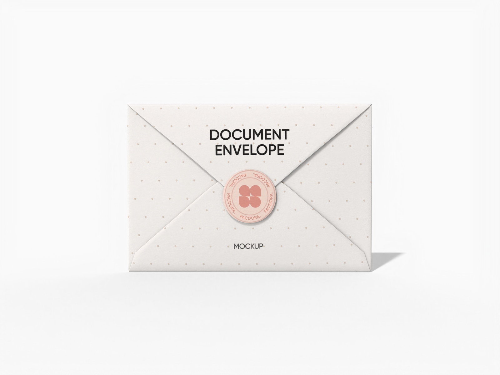 A5 invitation envelope mockup