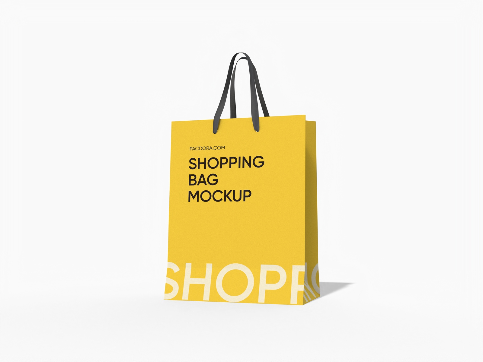 Mockup de saco de papel de presente