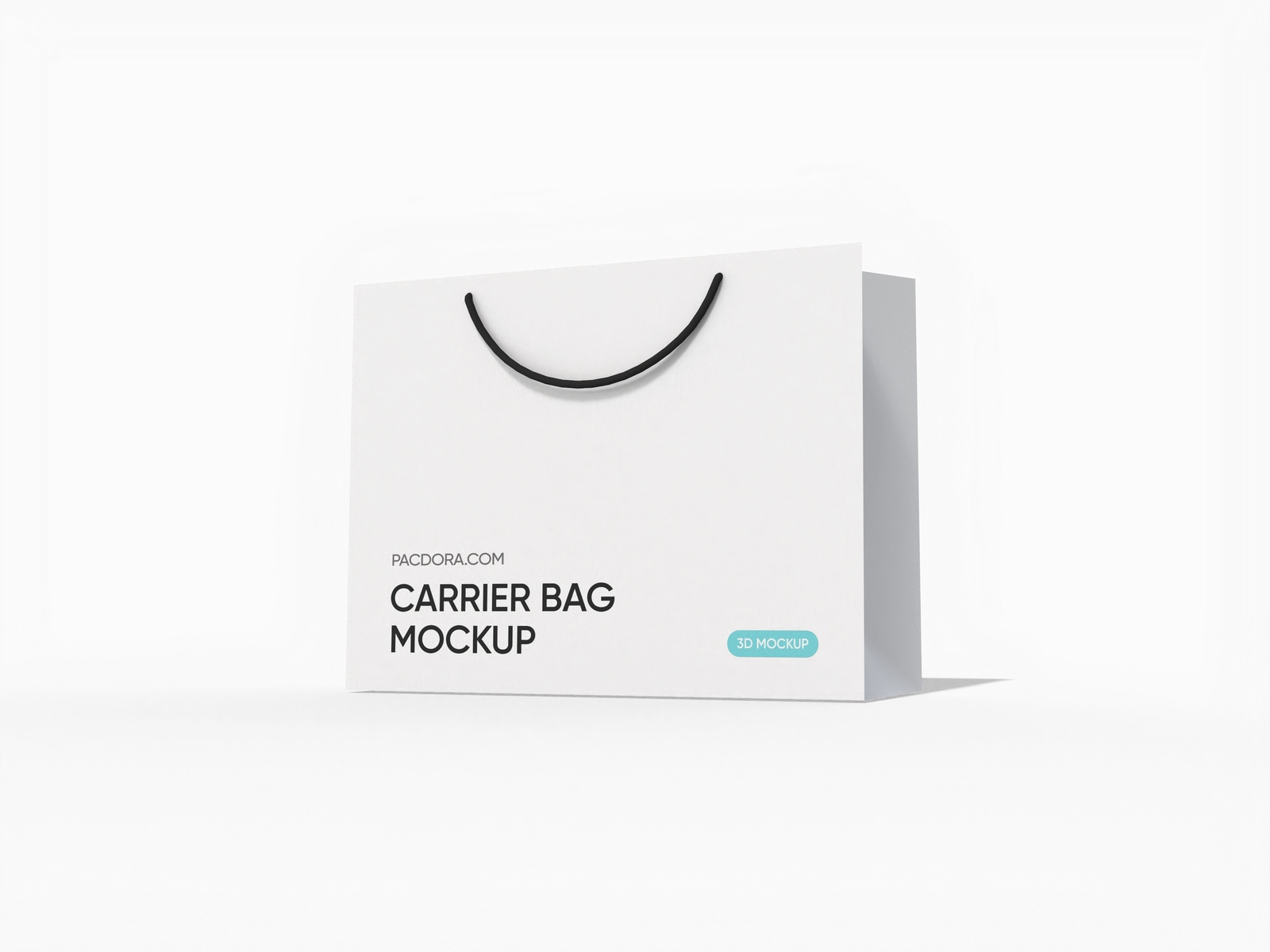Luxury shopping bag mockup