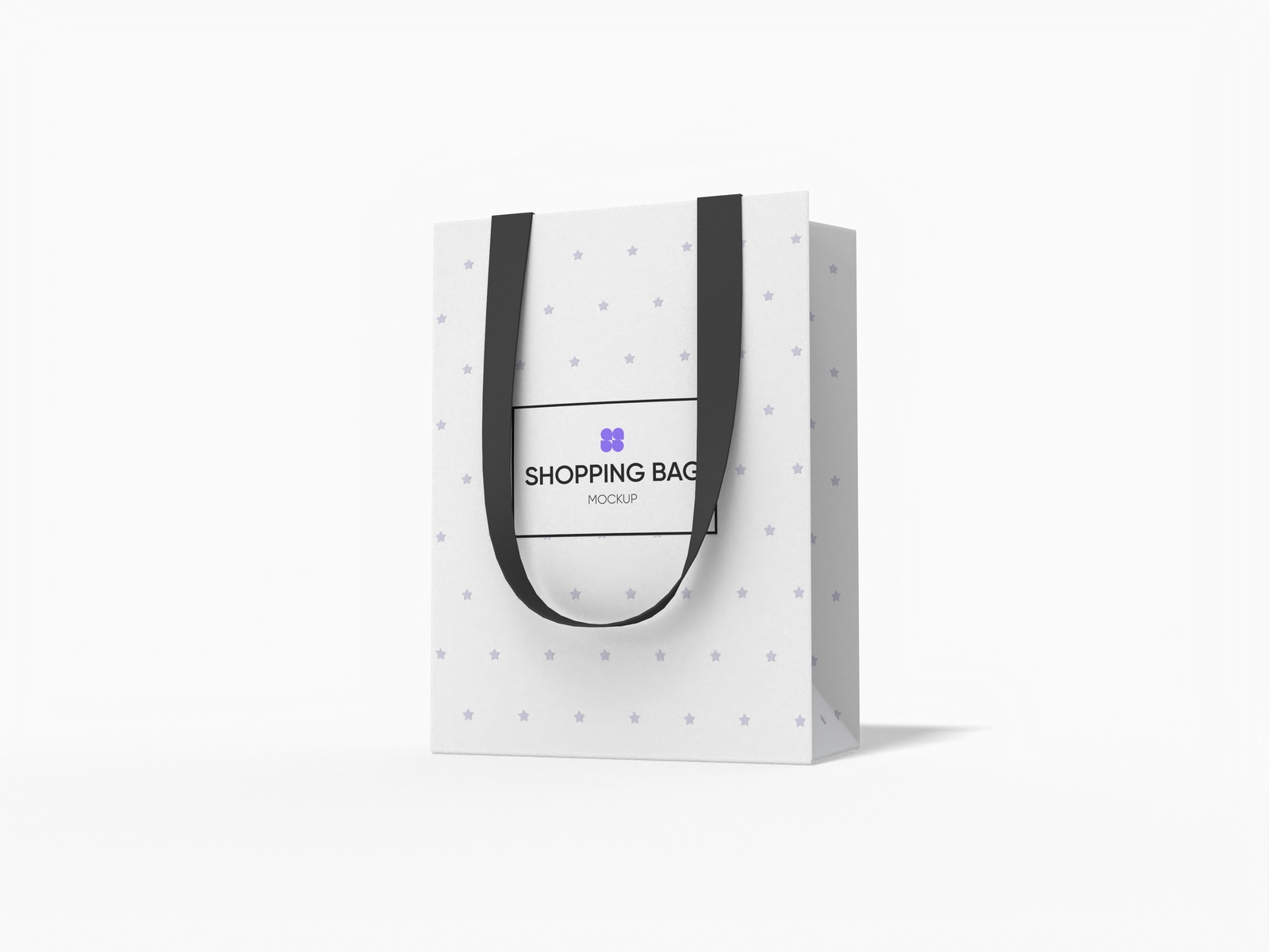 Luxury shopping bag mockup