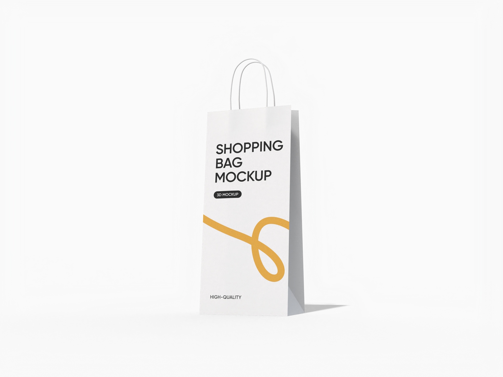Mockup de pequeno saco de compras