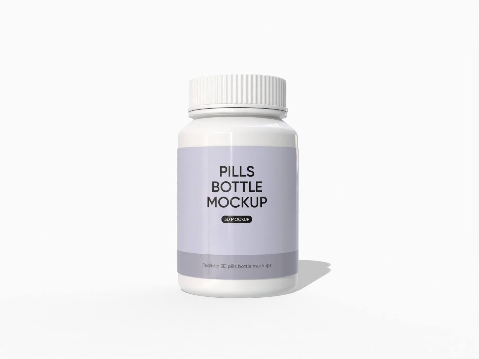 Pills bottle mockup