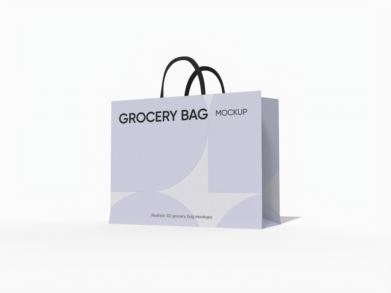 Luxury shopping bag mockup