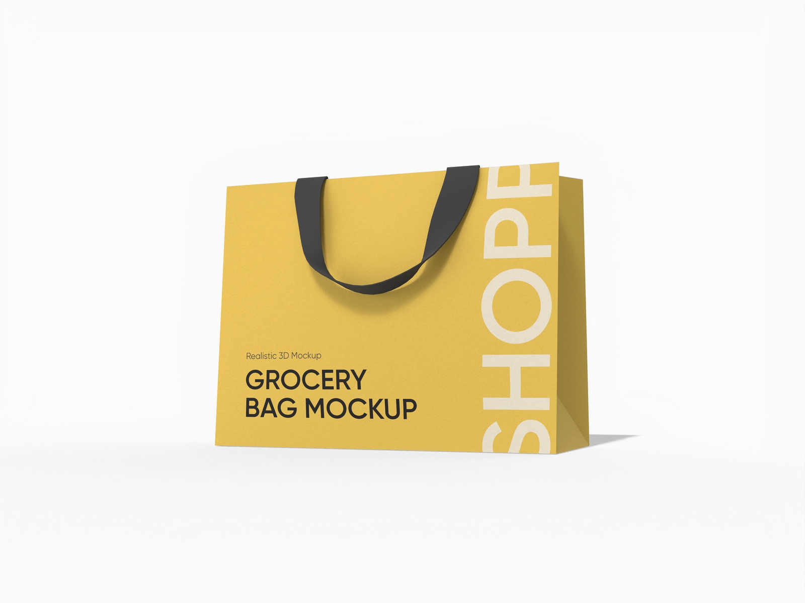 Luxury shopping bag mockup