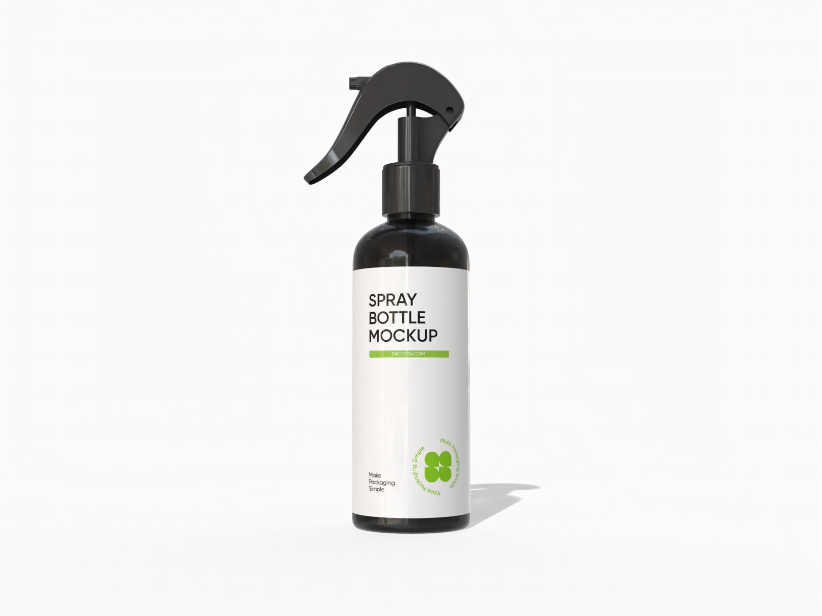 Trigger spray bottle mockup