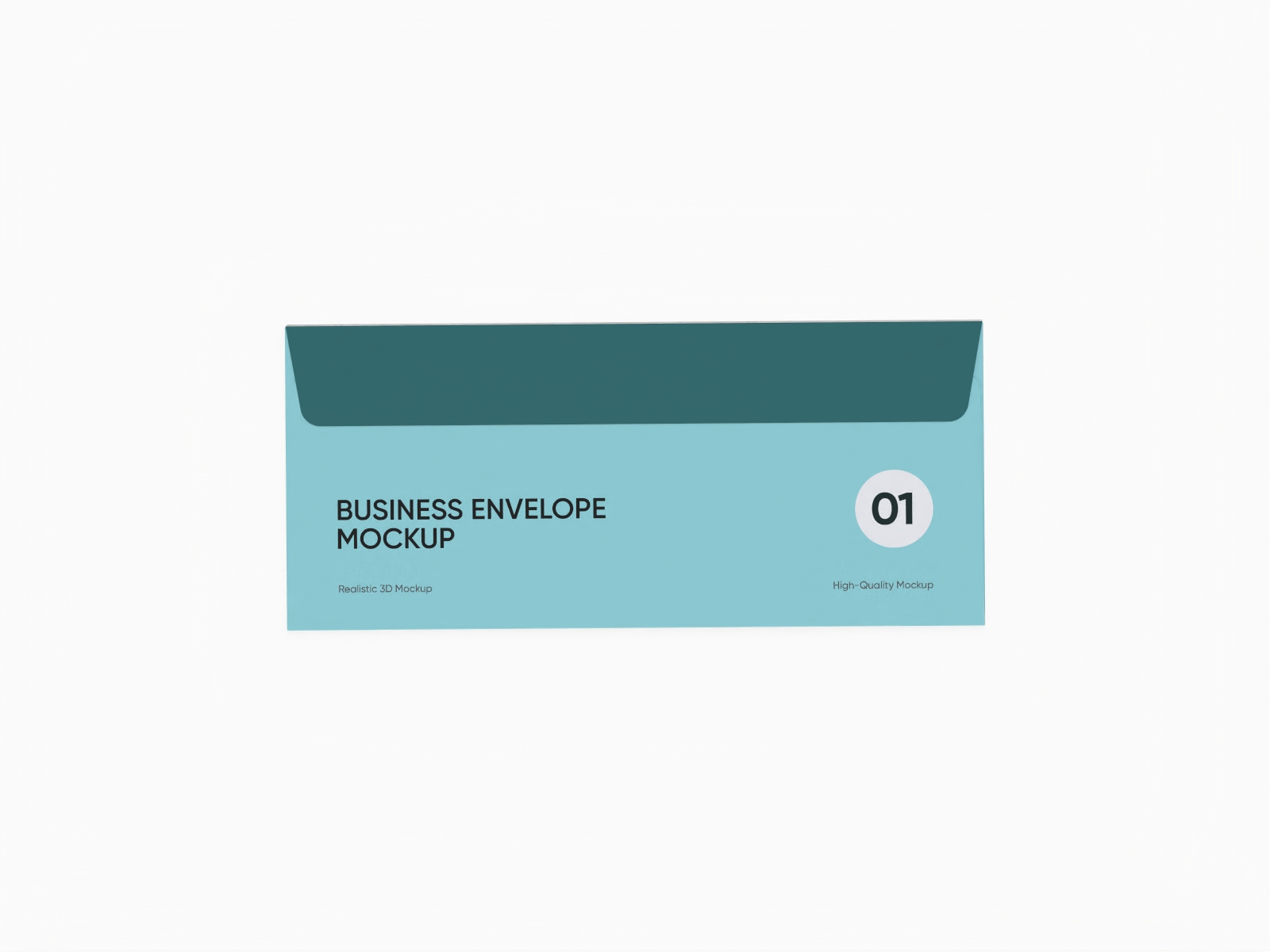 Letter envelope mockup
