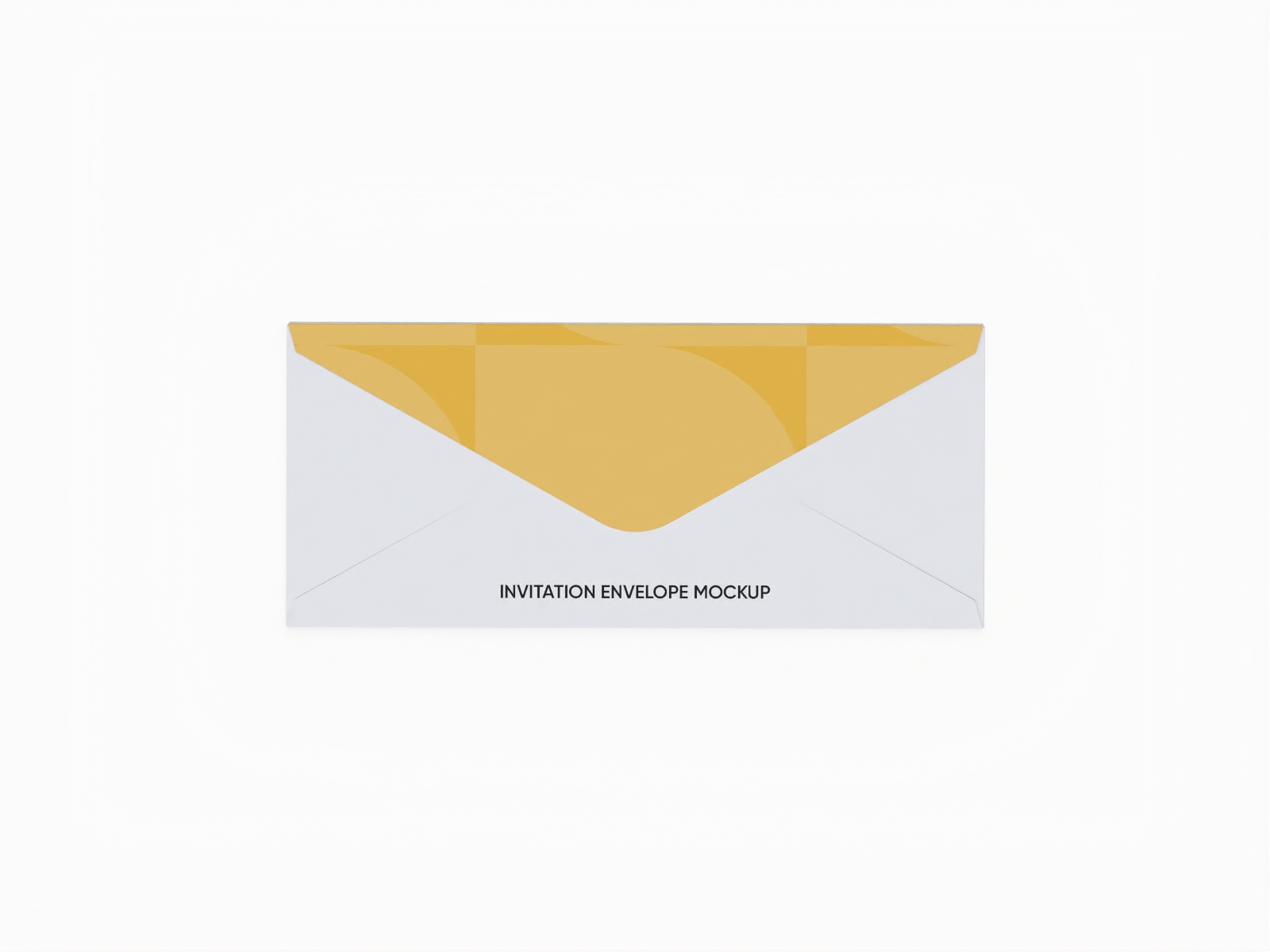 Invitation envelope mockup