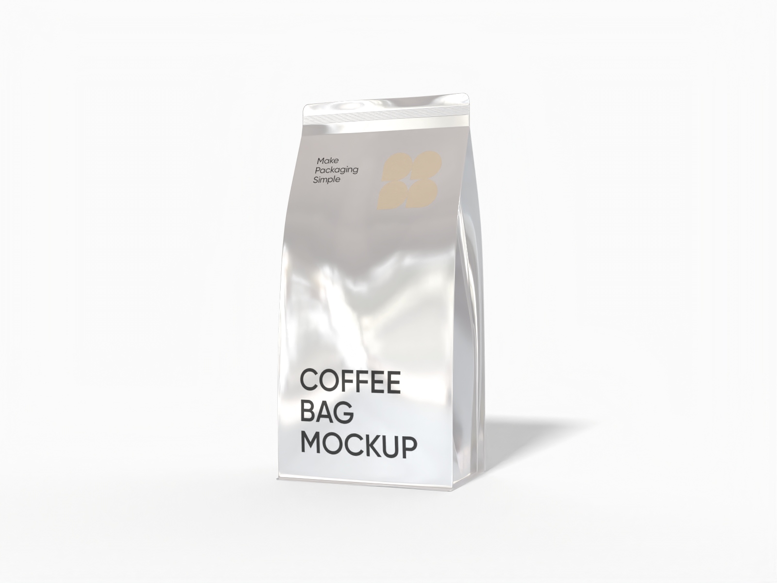 12 oz coffee bag mockup