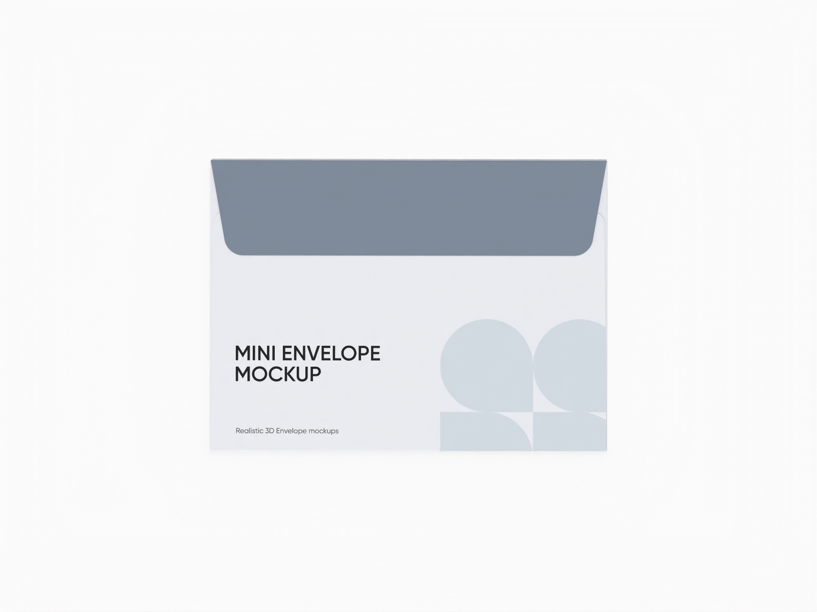 Mini envelope mockup