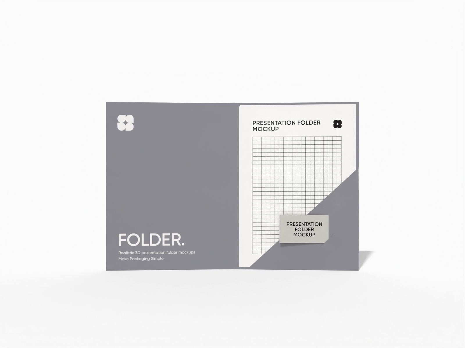 Presentation folder mockup