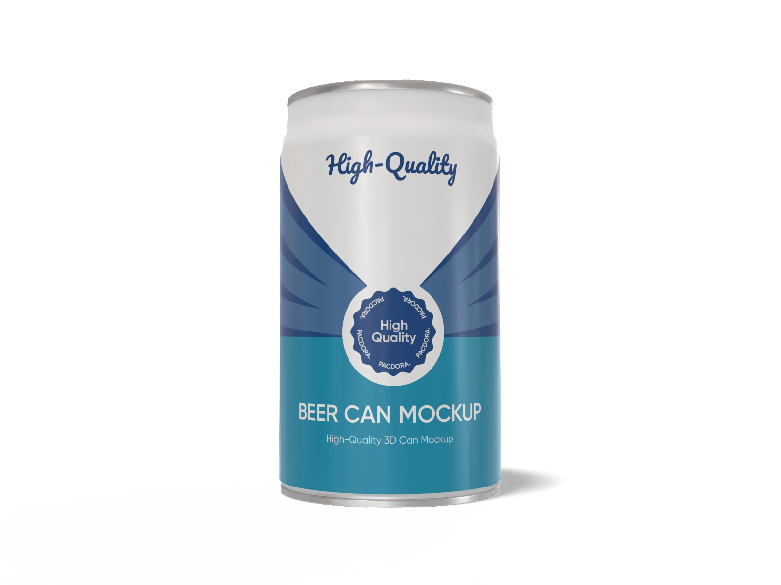 330 ml beer can mockup