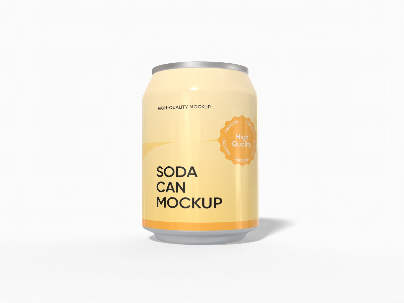 300 ml soda can mockup