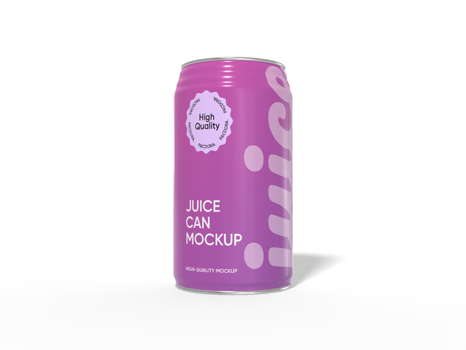 330 ml juice can mockup
