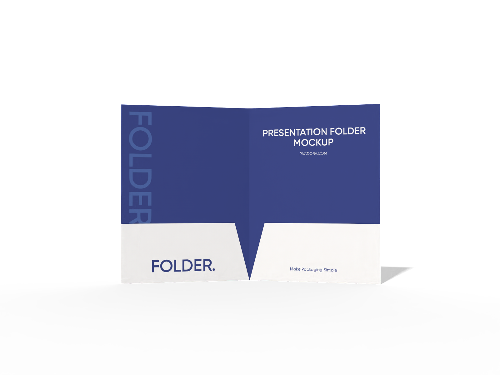 Presentation folder mockup