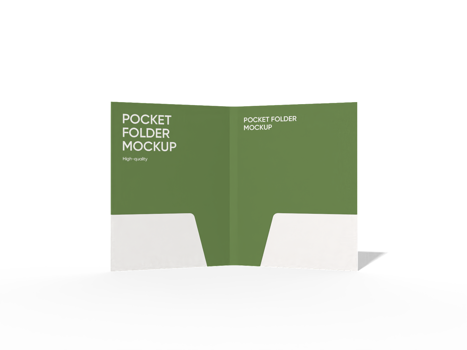 Pocket folder mockup