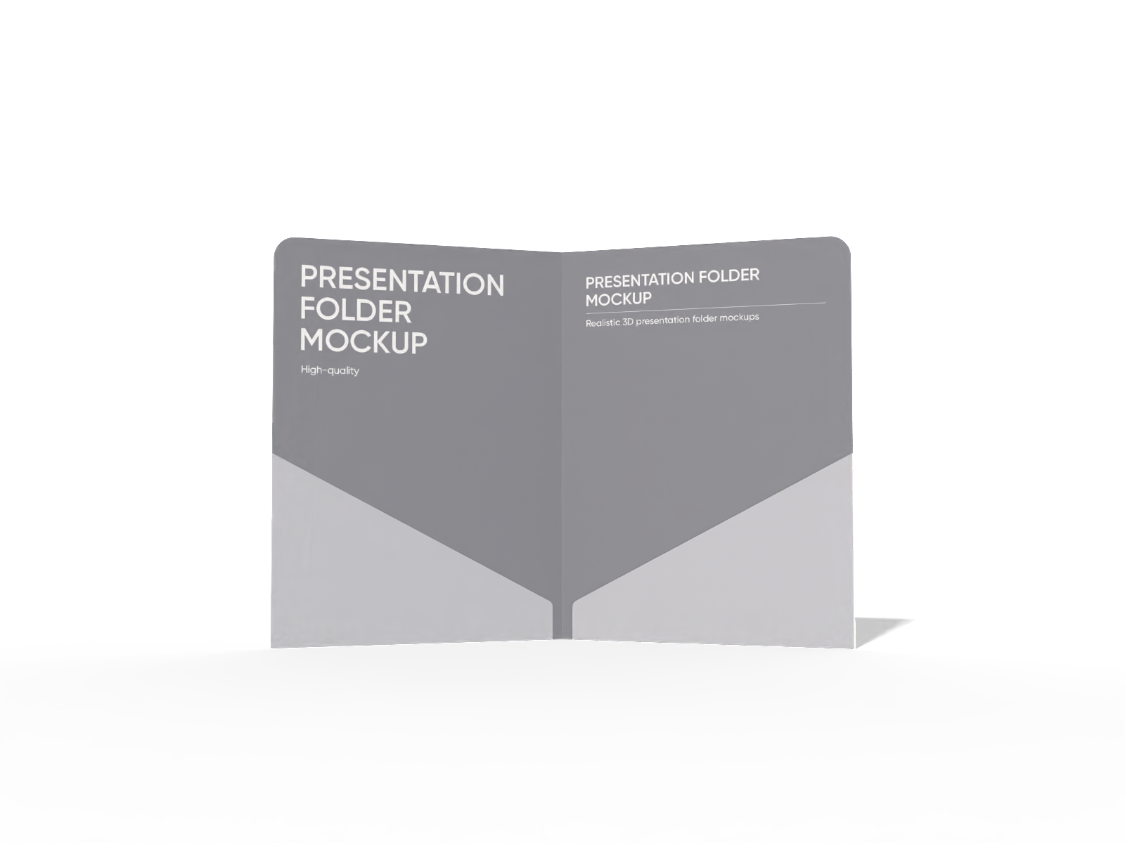 Presentation folder mockup