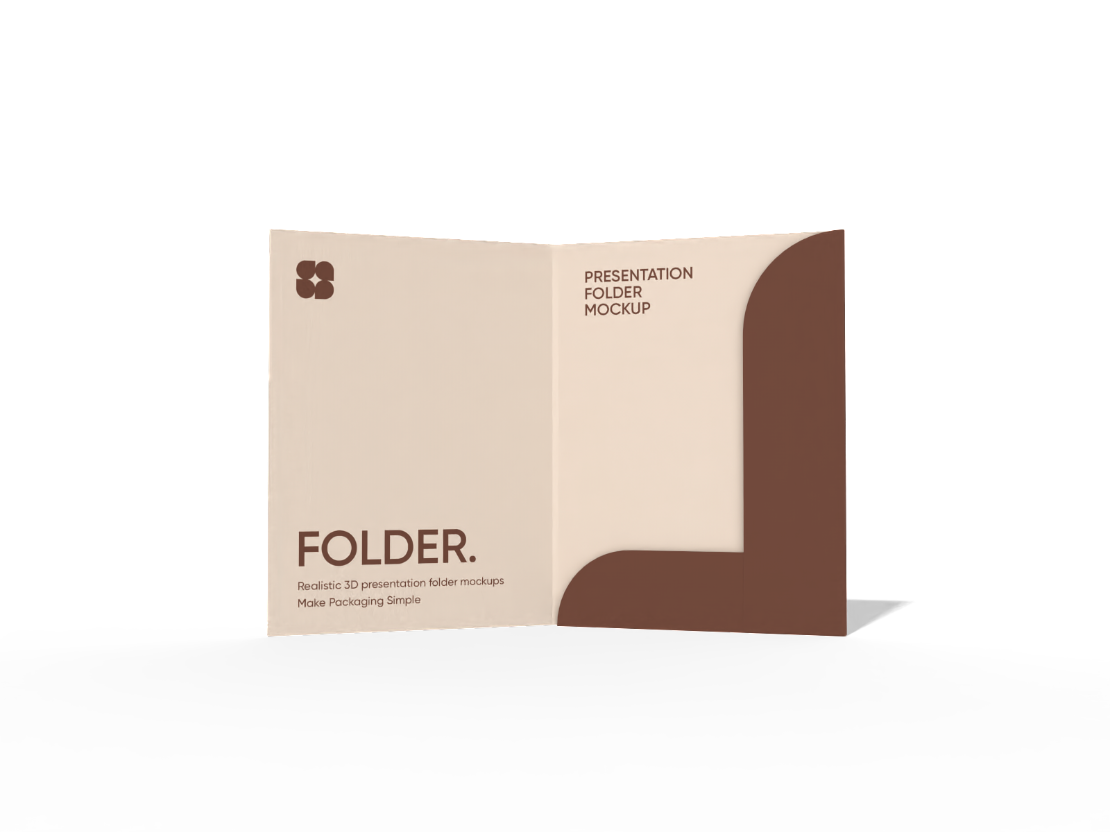 Presentation folder mockup