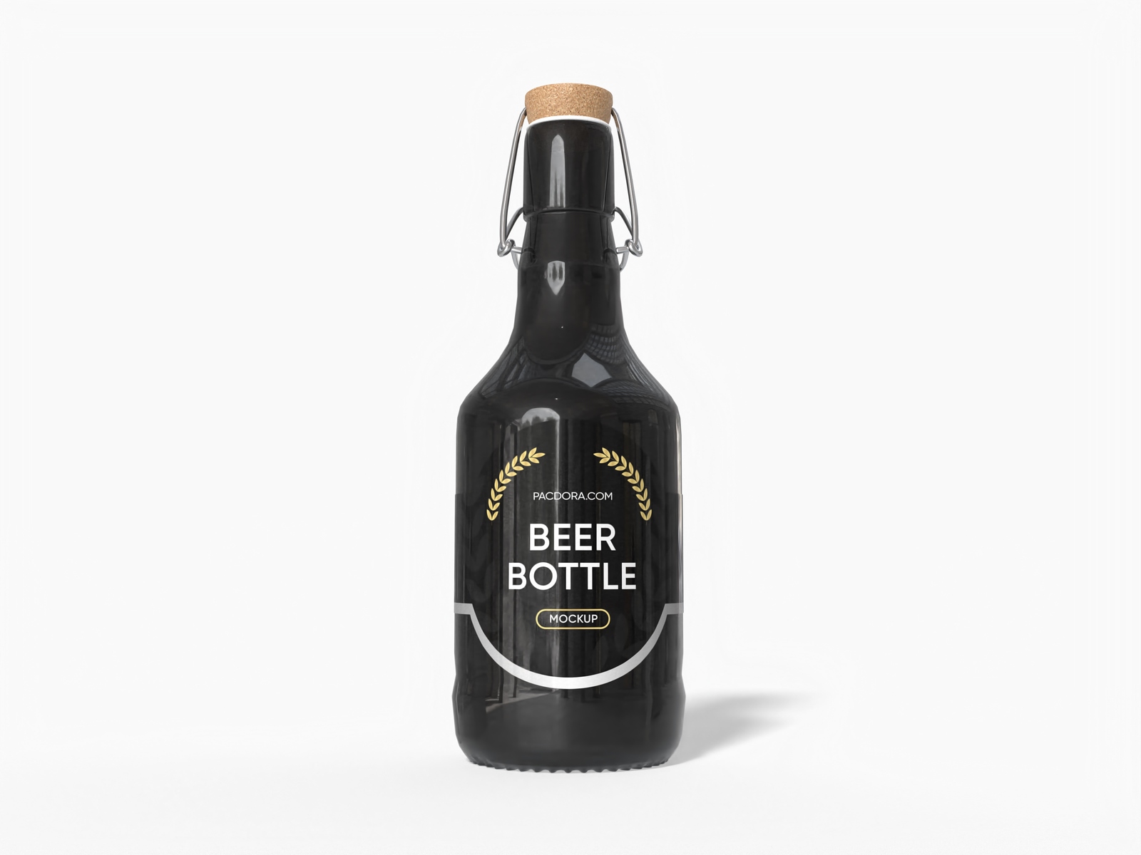 330 ml ダブルボタンストッパーボトルモックアップ