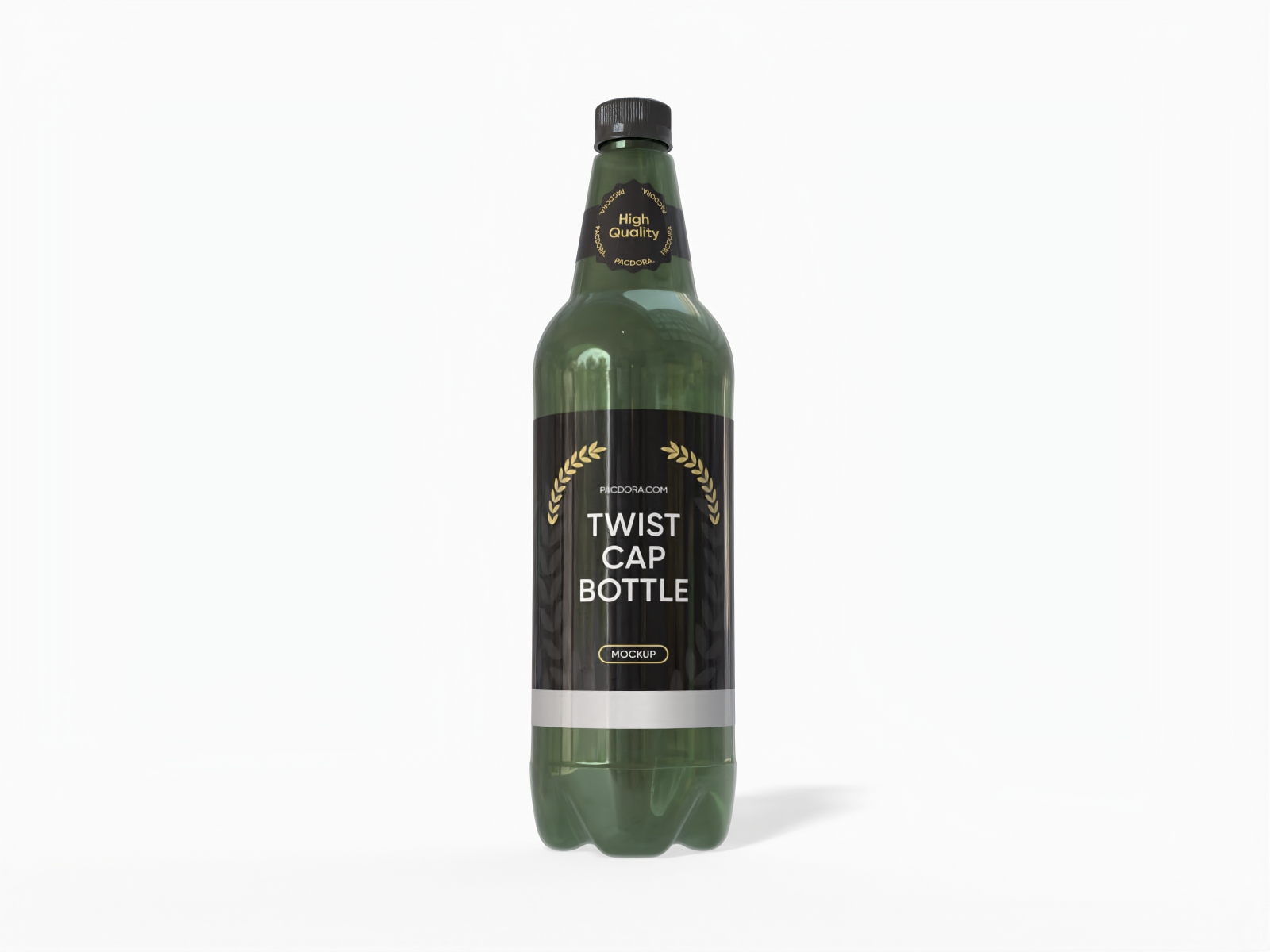 ツイストキャップビールボトル モックアップ