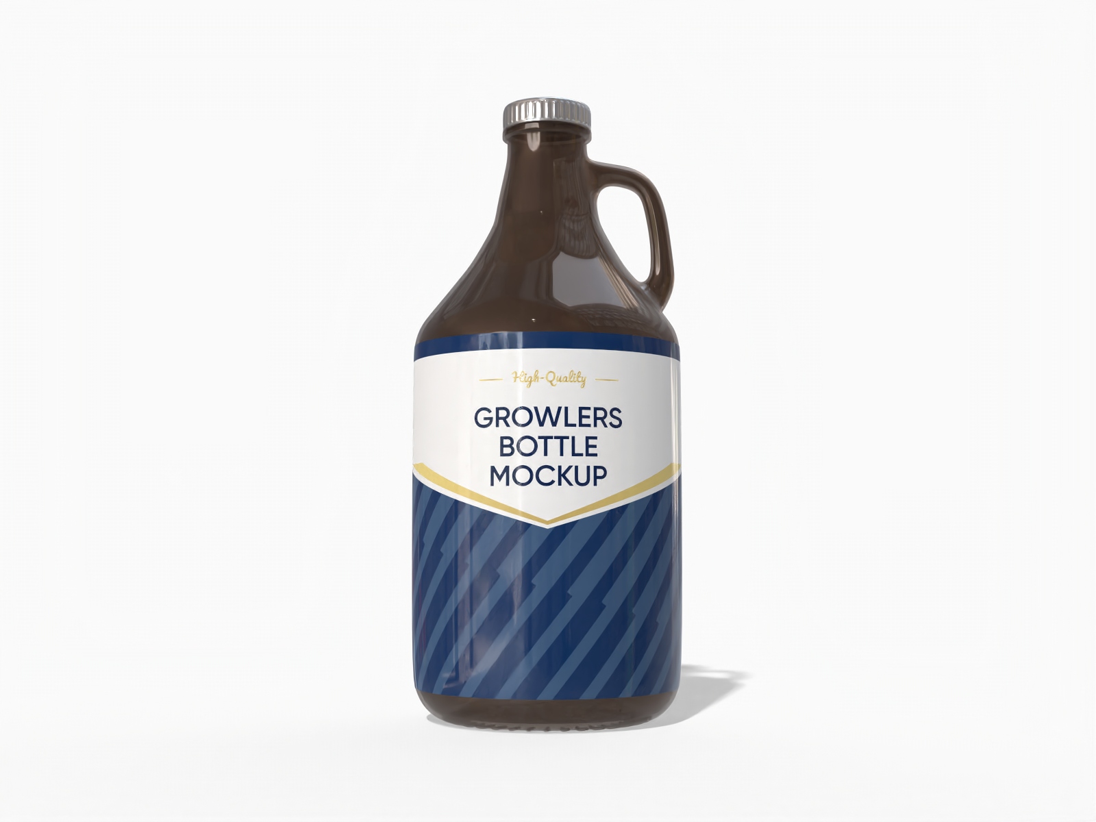 グロウラーズビールボトル モックアップ