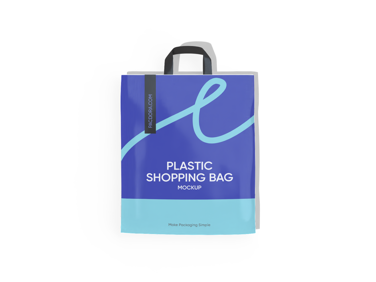 Plastic bag mockup