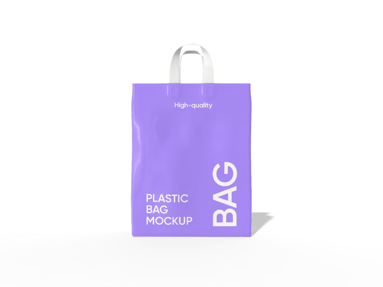 Plastic bag mockup
